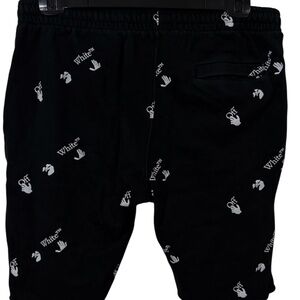 Off-white allover logo shorts